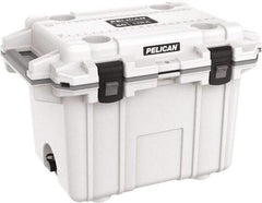 Pelican Products, Inc. - 50 Qt Cooler - Polypropylene, White/Gray - All Tool & Supply