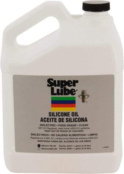 Synco Chemical - 1 Gal Bottle Synthetic Machine Oil - -50 to 200°F, SAE 80W, ISO 100, 100 cSt at 25°C, Food Grade - All Tool & Supply