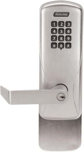 Schlage - Classroom Lever Lockset for 1-3/4 to 2-3/4" Thick Doors - Exact Industrial Supply