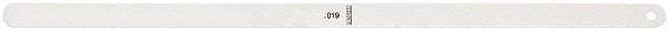 Starrett - Feeler Gages   Thickness (Decimal Inch): 0.0190    Leaf Length (Inch): 12 - All Tool & Supply