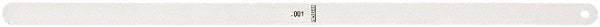 Starrett - Feeler Gages   Thickness (Decimal Inch): 0.0010    Leaf Length (Inch): 12 - All Tool & Supply