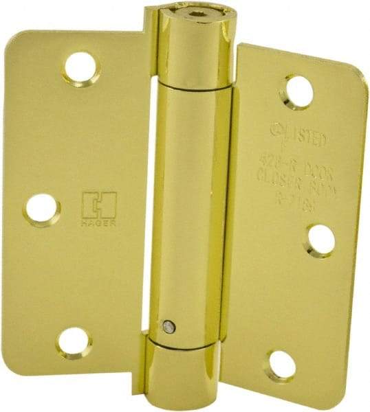 Hager - Specialty Hinges   Type: Self Closing Hinge    Length (Inch): 3-1/2 - All Tool & Supply