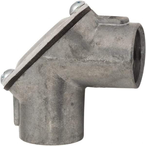 Hubbell-Raco - 3/4" Trade, Die Cast Zinc Threaded Angled Rigid/Intermediate (IMC) Conduit Coupling - All Tool & Supply