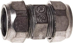 Hubbell-Raco - 2" Trade, Die Cast Zinc Compression Straight EMT Conduit Coupling - All Tool & Supply