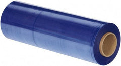 Made in USA - 18" x 1,500' 100 Gauge Blue UVI Hand Stretch Film - All Tool & Supply