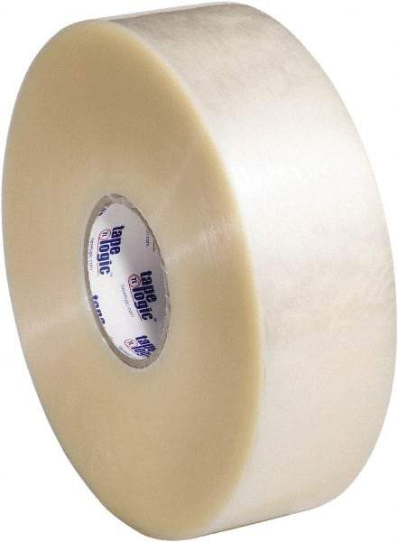 Tape Logic - 3" x 1,000 Yd Clear Hot Melt Adhesive Packaging Tape - Polypropylene Film Backing, 1.9 mil Thick, 22 Lb Tensile Strength - All Tool & Supply