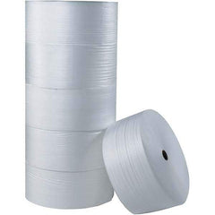 Made in USA - 250' Long x 18" Wide x 1/4" Thick, Foam Roll - White - All Tool & Supply