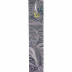 Made in USA - 24" Long x 10" Wide, 3.1 mil Thick, Open Top Static Shield Bag - Transparent, Metal-In, Standard Grade - All Tool & Supply