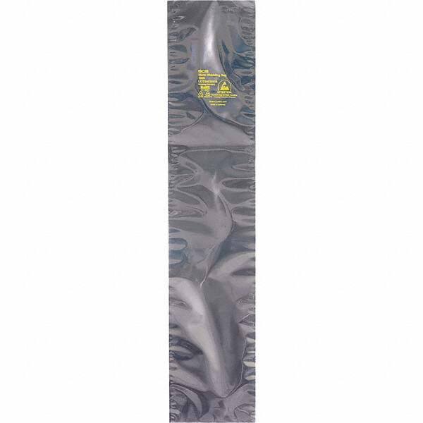 Made in USA - 25" Long x 12" Wide, 3.1 mil Thick, Open Top Static Shield Bag - Transparent, Metal-In, Standard Grade - All Tool & Supply