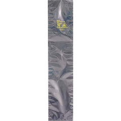 Made in USA - 24" Long x 4" Wide, 3.1 mil Thick, Open Top Static Shield Bag - Transparent, Metal-In, Standard Grade - All Tool & Supply