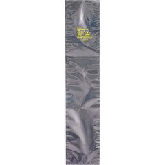 Made in USA - 30" Long x 4" Wide, 3.1 mil Thick, Open Top Static Shield Bag - Transparent, Metal-In, Standard Grade - All Tool & Supply