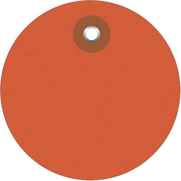 Made in USA - Safety & Facility Blank Tag - Orange Vinyl - All Tool & Supply