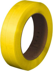 Made in USA - 7,200' Long x 1/2" Wide, Coil Case Polypropylene Strapping - 500 Lb Capacity, 0.022" Thick - All Tool & Supply