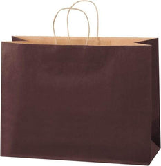 Made in USA - Kraft Grocery Bag - 16 x 6 x 12, Brown - All Tool & Supply