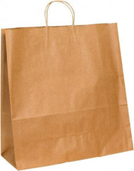 Made in USA - Kraft Grocery Bag - 18 x 7 x 18-3/4, Kraft - All Tool & Supply