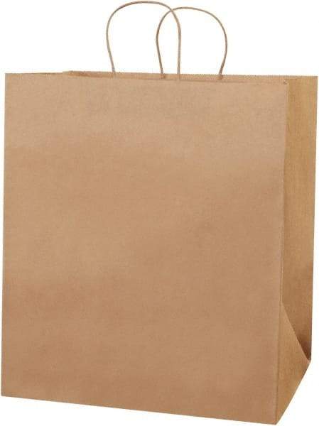 Made in USA - Kraft Grocery Bag - 14 x 10 x 15-1/2, Kraft - All Tool & Supply