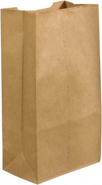 Made in USA - Kraft Grocery Bag - 12 x 7 x 21-3/4, Kraft - All Tool & Supply