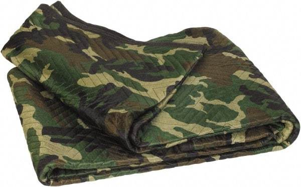 Value Collection - 72" Long x 80" Wide Cotton/Poly Blend Tarp & Dust Cover - Camouflage - All Tool & Supply