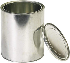 Value Collection - 1 Gal Gray Cylinder Metal Can - 10" High - All Tool & Supply