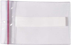 Superscan - 25 Piece Clear Press-On Vinyl Envelope - 5" High x 8" Wide - All Tool & Supply