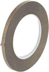 Made in USA - 18 Yd Long x 1/4" Wide, Brown Silicone PTFE Tape - 3 mil Thick - All Tool & Supply