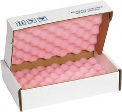 Made in USA - 12" Long x 8" Wide, Antistatic Foam Shippers - Pink & White, Standard Grade - All Tool & Supply