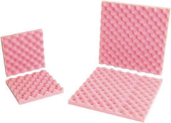 Made in USA - 12" Long x 12" Wide, Antistatic Convoluted Foam Set - Pink, Standard Grade - All Tool & Supply