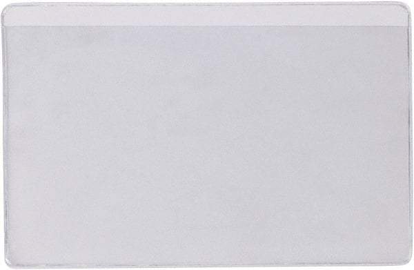 Superscan - 50 Piece Clear Press-On Vinyl Envelope - 3" High x 5" Wide - All Tool & Supply