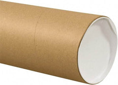 Made in USA - 6" Diam x 24" Long Round Jumbo Mailing Tubes - 1 Wall, Kraft (Color) - All Tool & Supply