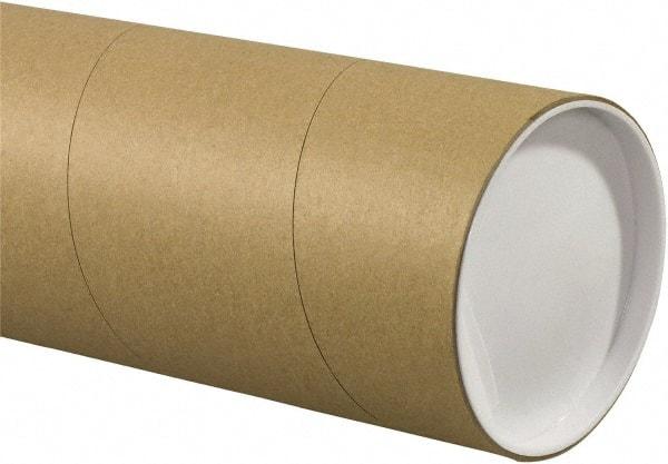 Made in USA - 5" Diam x 36" Long Round Jumbo Mailing Tubes - 1 Wall, Kraft (Color) - All Tool & Supply