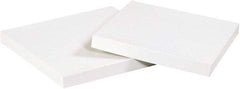 Made in USA - 18-1/2" Wide x 29" Long x 15-1/4" High Square Chipboard Box - 1 Wall, White - All Tool & Supply