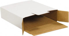 Made in USA - 8-5/8" Wide x 11-1/8" Long x 2-1/2" High Rectangle Crush Proof Mailers - 1 Wall, White - All Tool & Supply