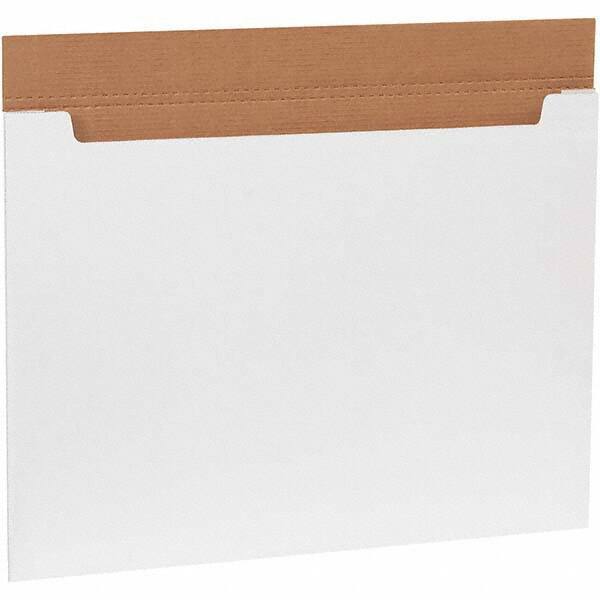 Made in USA - 22-1/2" Wide x 30" Long x 2-1/2" High Rectangle Crush Proof Mailers - 1 Wall, White - All Tool & Supply