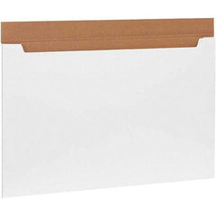 Made in USA - 24" Wide x 36" Long x 2-1/2" High Rectangle Crush Proof Mailers - 1 Wall, White - All Tool & Supply