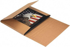 Made in USA - 26" Wide x 38" Long x 6" High Rectangle Crush Proof Mailers - 1 Wall, Kraft (Color) - All Tool & Supply