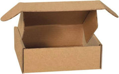 Made in USA - 12" Wide x 12" Long x 4" High Rectangle Crush Proof Mailers - 1 Wall, Kraft (Color) - All Tool & Supply