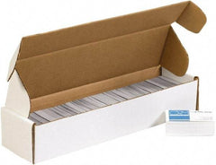 Made in USA - 3-3/4" Wide x 14" Long x 2-3/4" High Rectangle Crush Proof Mailers - 1 Wall, White - All Tool & Supply