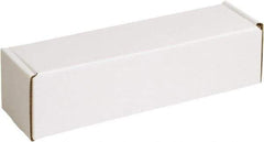 Made in USA - 4" Wide x 10" Long x 4" High Rectangle Crush Proof Mailers - 1 Wall, White - All Tool & Supply