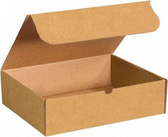 Made in USA - 11-1/4" Wide x 14-1/4" Long x 4" High Rectangle Crush Proof Mailers - 1 Wall, Kraft (Color) - All Tool & Supply