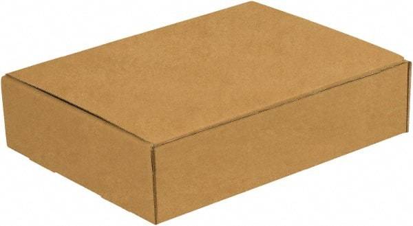 Made in USA - 9" Wide x 12" Long x 4" High Rectangle Crush Proof Mailers - 1 Wall, Kraft (Color) - All Tool & Supply