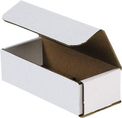 Made in USA - 6" Wide x 12" Long x 3" High Rectangle Crush Proof Mailers - 1 Wall, White - All Tool & Supply