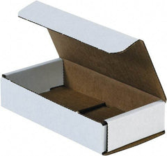 Made in USA - 6" Wide x 10" Long x 2" High Rectangle Crush Proof Mailers - 1 Wall, White - All Tool & Supply