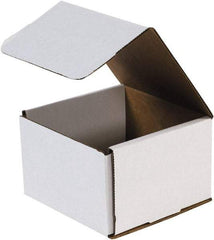 Made in USA - 8" Wide x 8" Long x 6" High Rectangle Crush Proof Mailers - 1 Wall, White - All Tool & Supply