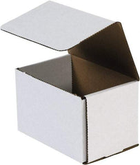 Made in USA - 8" Wide x 10" Long x 5" High Rectangle Crush Proof Mailers - 1 Wall, White - All Tool & Supply