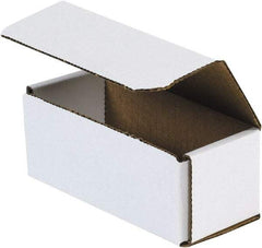 Made in USA - 6" Wide x 10" Long x 3" High Rectangle Crush Proof Mailers - 1 Wall, White - All Tool & Supply