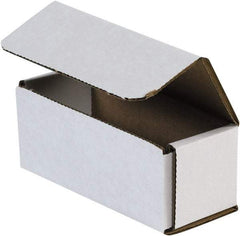 Made in USA - 2" Wide x 5" Long x 2" High Rectangle Crush Proof Mailers - 1 Wall, White - All Tool & Supply