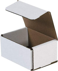 Made in USA - 3" Wide x 4" Long x 2" High Rectangle Crush Proof Mailers - 1 Wall, White - All Tool & Supply