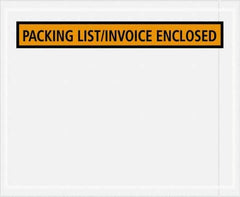 Value Collection - 1,000 Piece, 4-1/2" Long x 5-1/2" Wide, Packing List Envelope - Packing List/Invoice Enclosed, Orange - All Tool & Supply