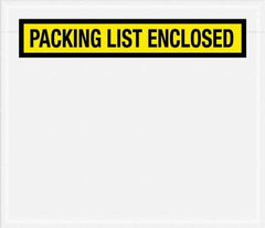 Value Collection - 1,000 Piece, 7" Long x 6" Wide, Packing List Envelope - Packing List Enclosed, Yellow - All Tool & Supply