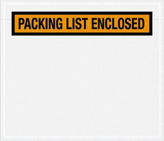 Value Collection - 1,000 Piece, 7" Long x 6" Wide, Packing List Envelope - Packing List Enclosed, Orange - All Tool & Supply